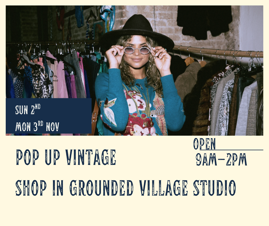 Pop up Vintage shop in Grounded village