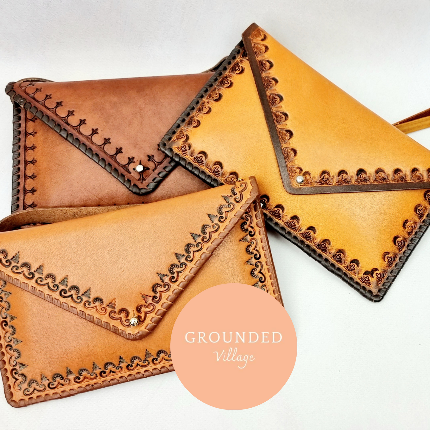 Zoe clutch leather workshop with stone Inset -Sat 4th Oct