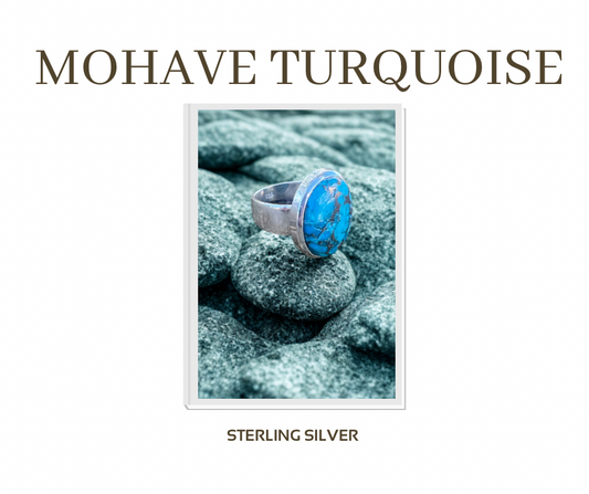 Wild love - Blue Mohave turquoise ring