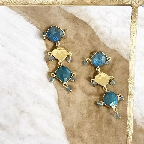 Mystic Relic Earrings - Labradorite
