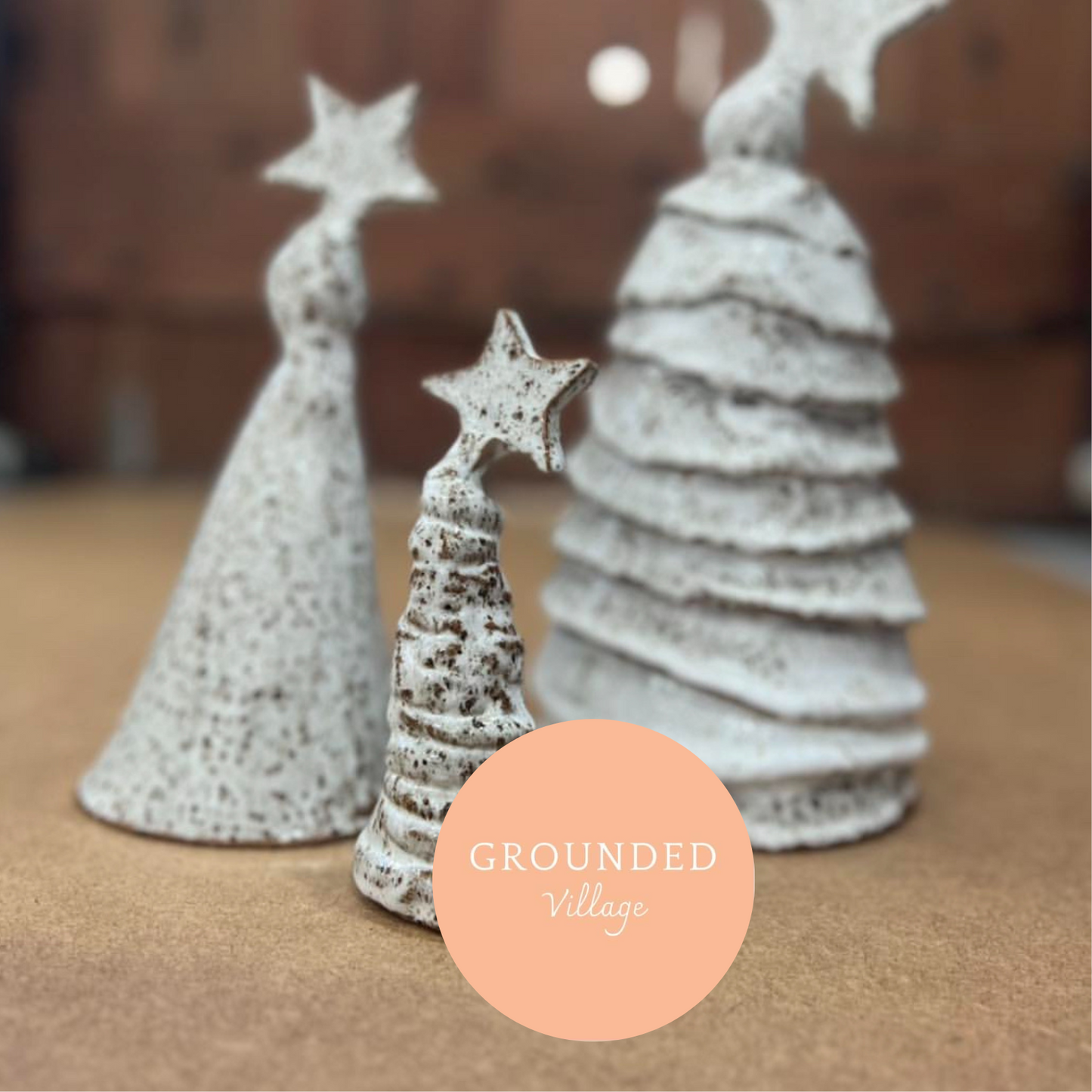Christmas trio of trees pottery workshop- Sun 21st Sept