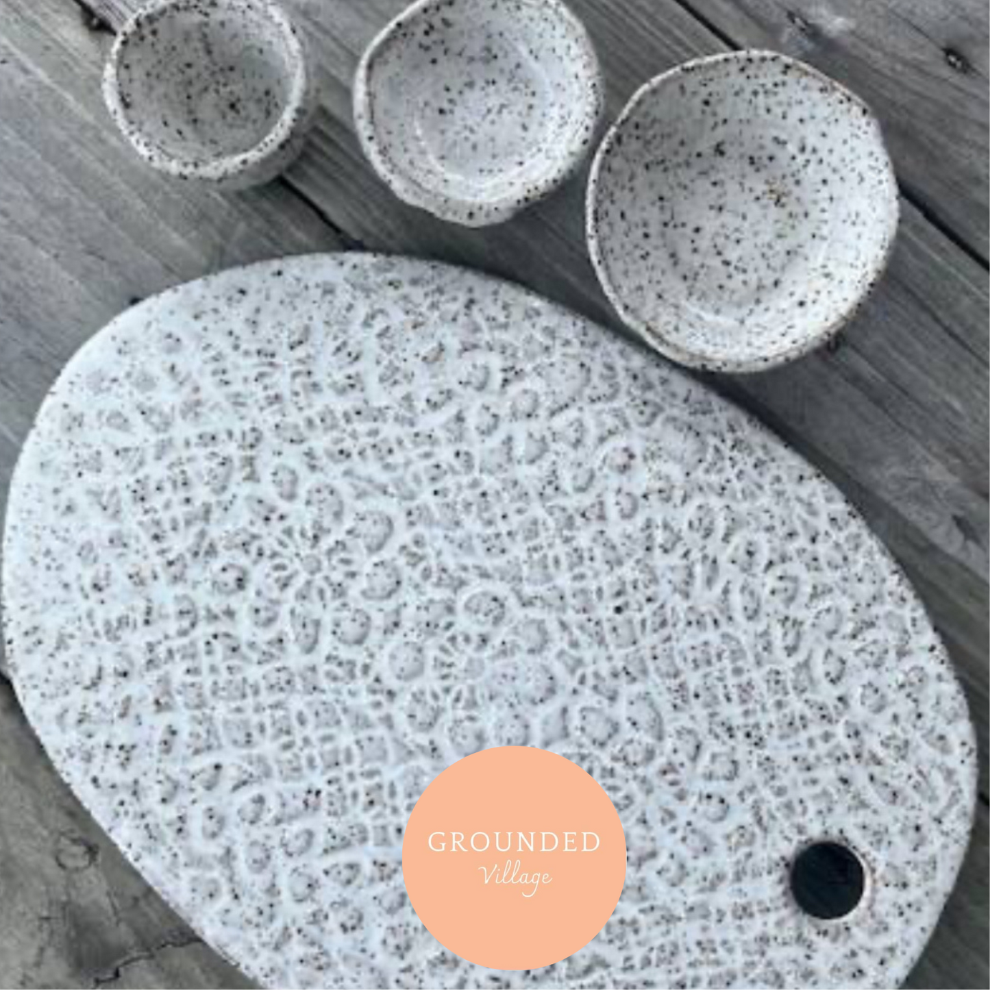 Tapas platter ceramic hand building workshop