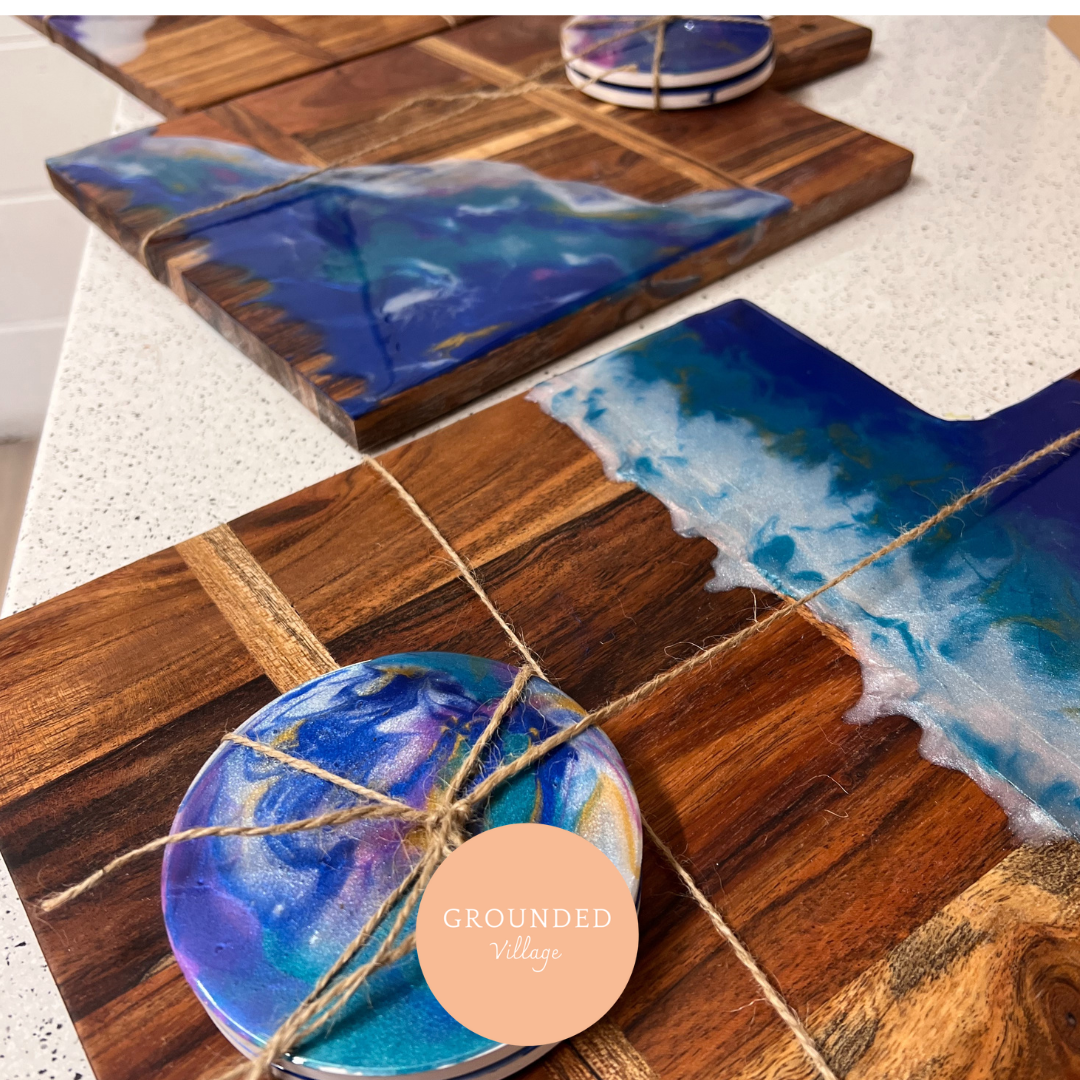 Resin Art and sip-