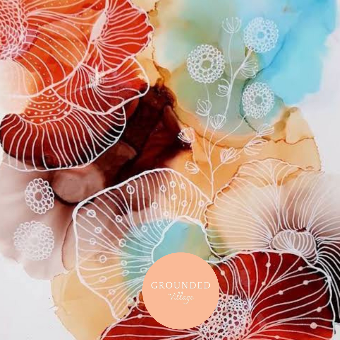 Alcohol ink art workshop-