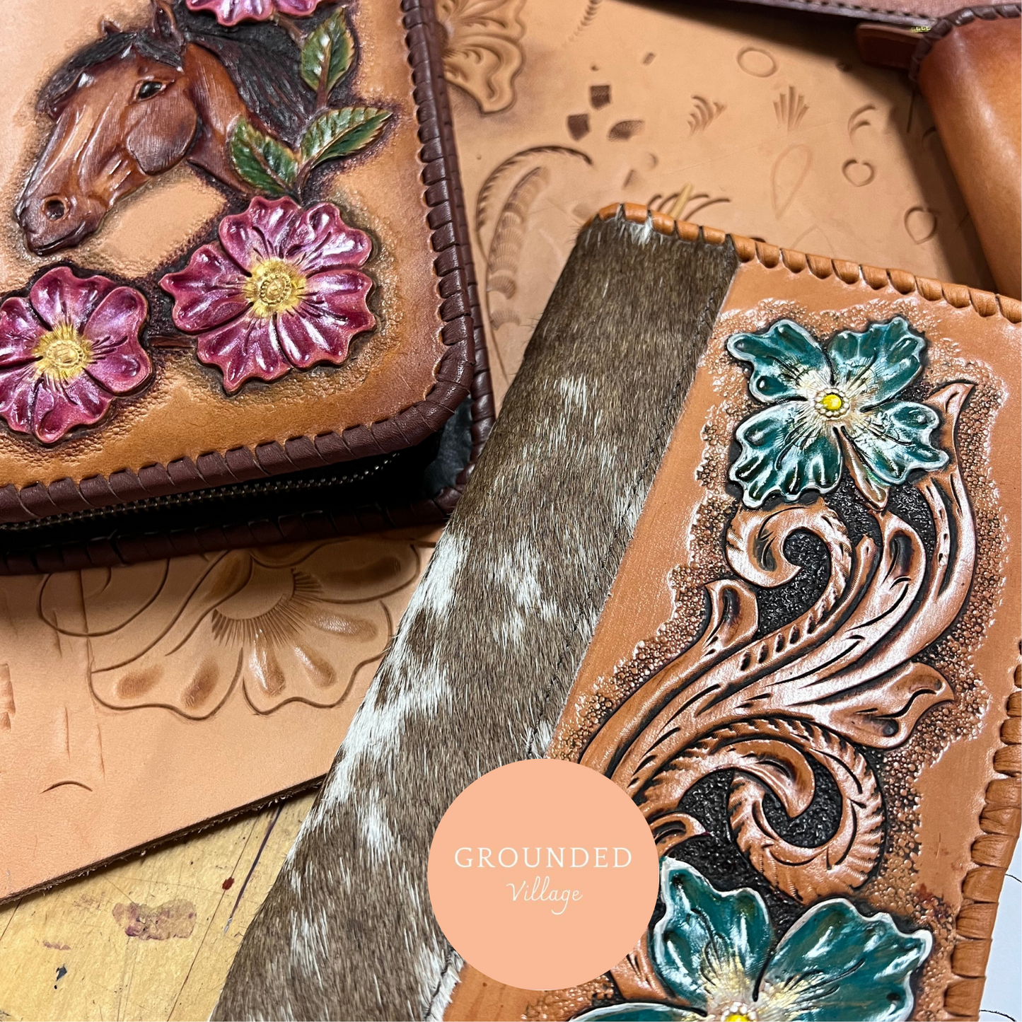 Zoe clutch leather workshop Sunday 23rd Nov