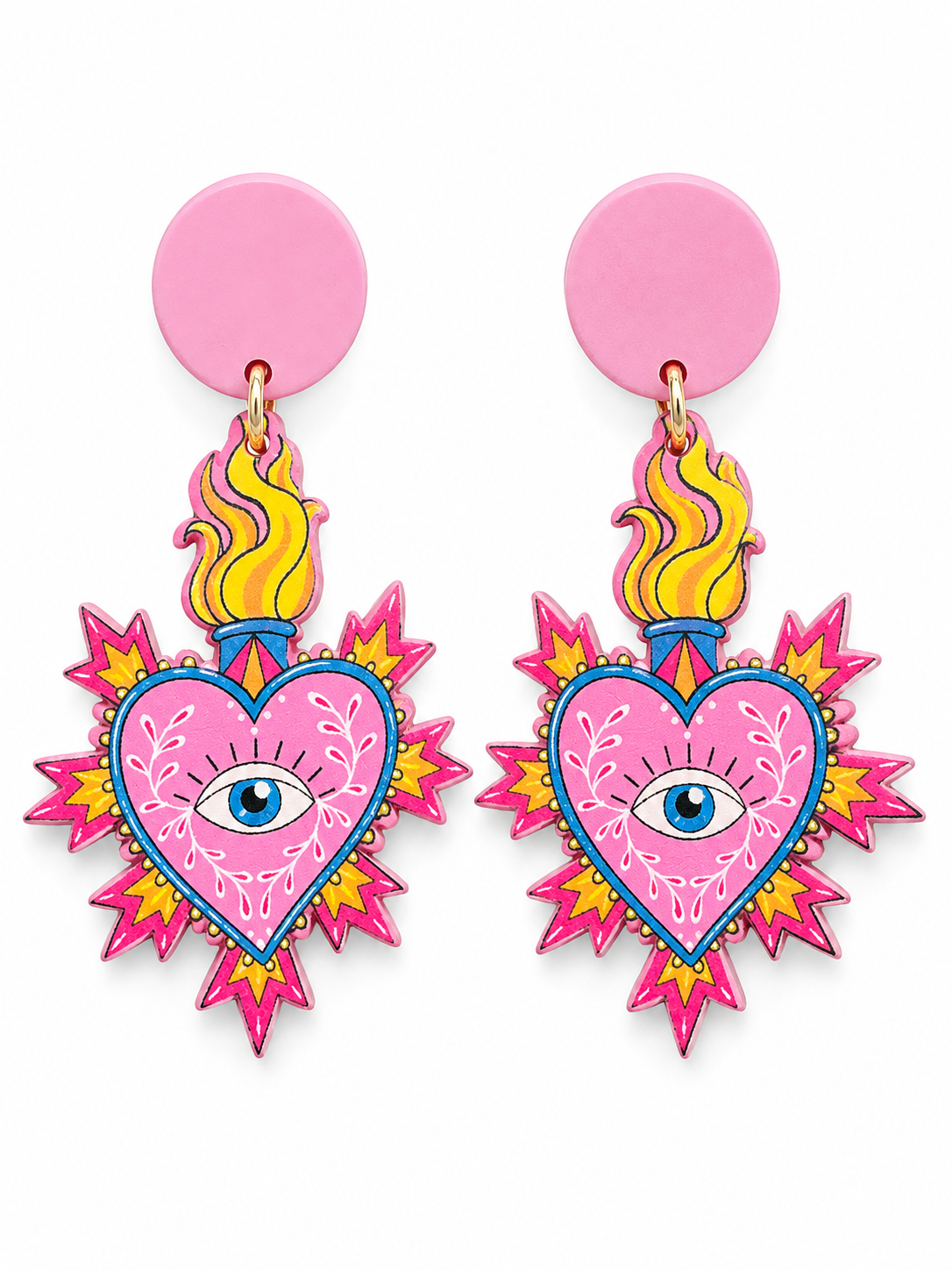 Sacred Heart Statement Earrings