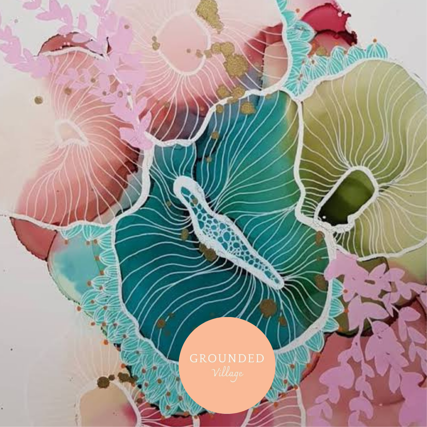 Alcohol ink art workshop-