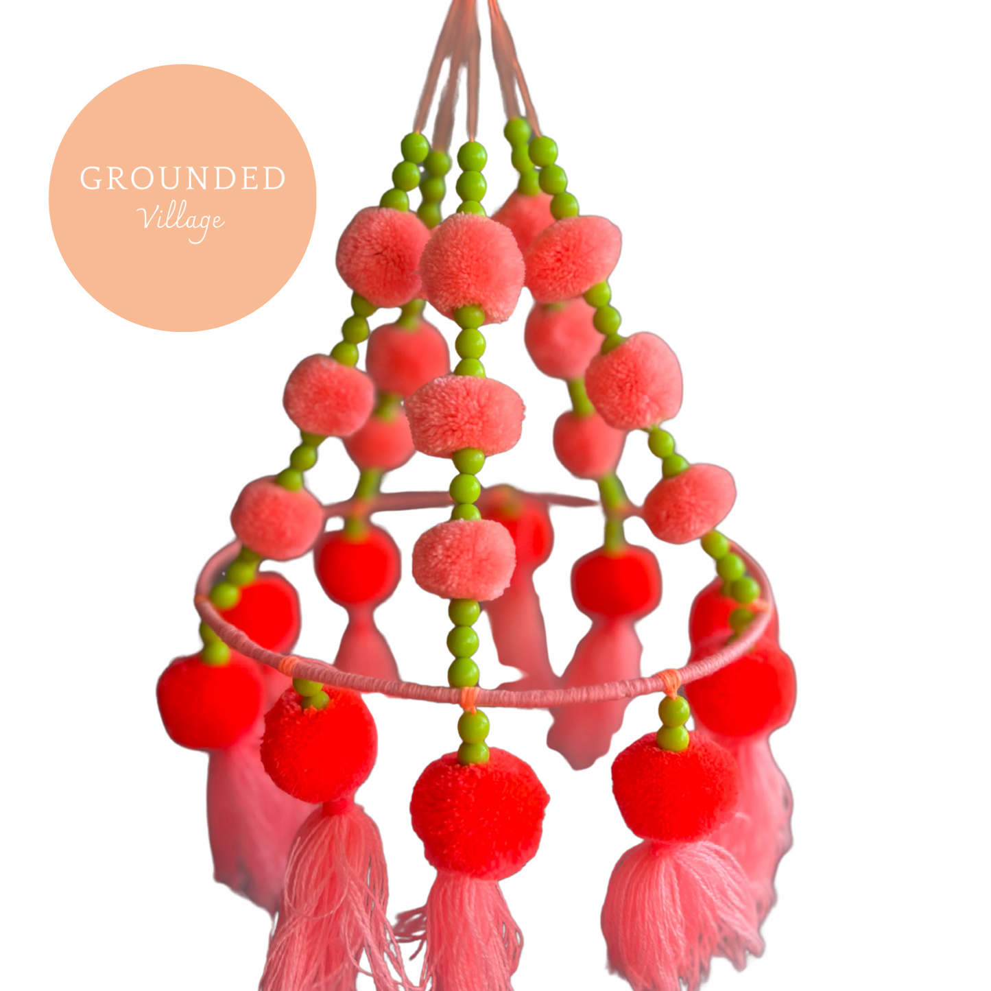 Little Lovlies Chandelier - Lime and Orange