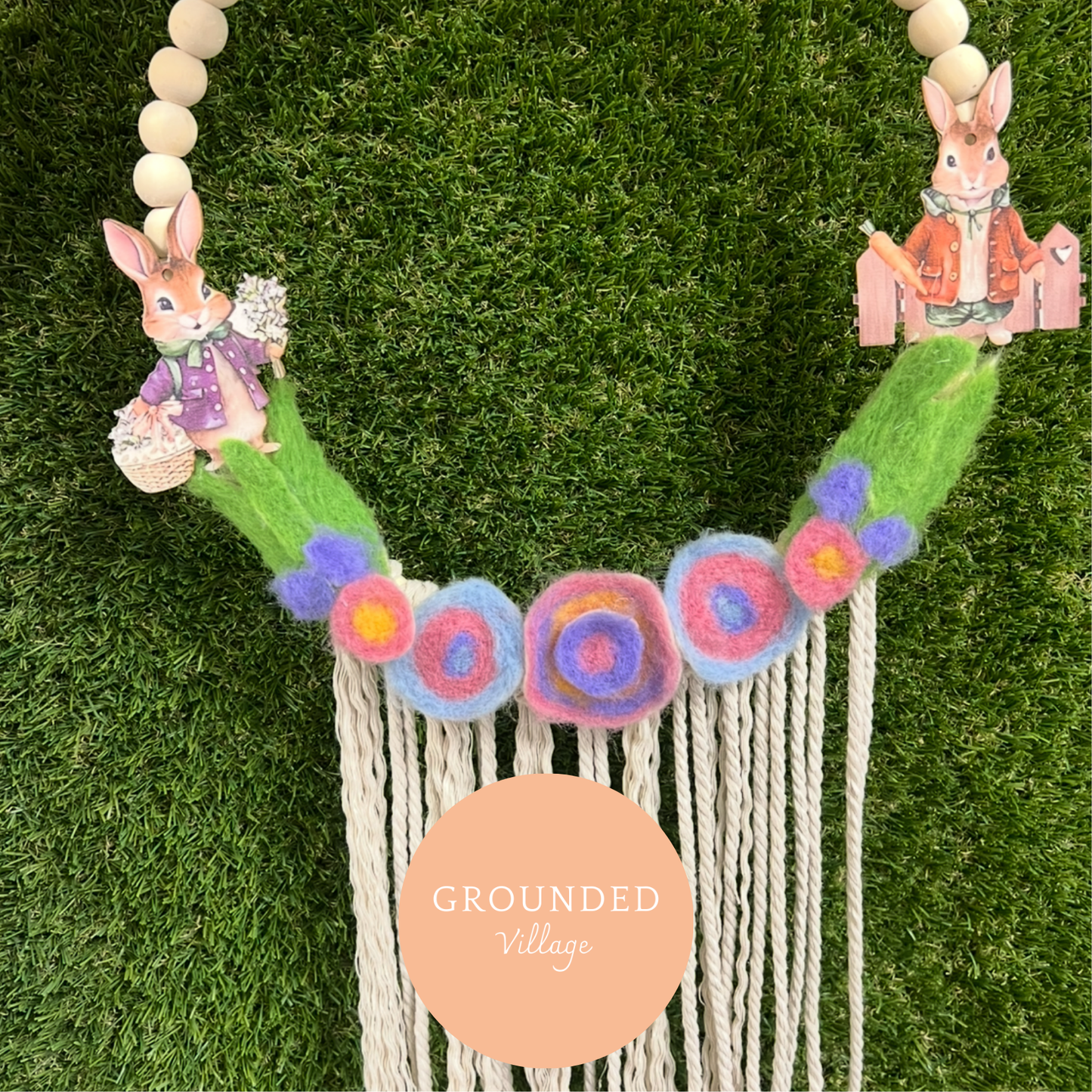 Needle felt Christmas Wreaths