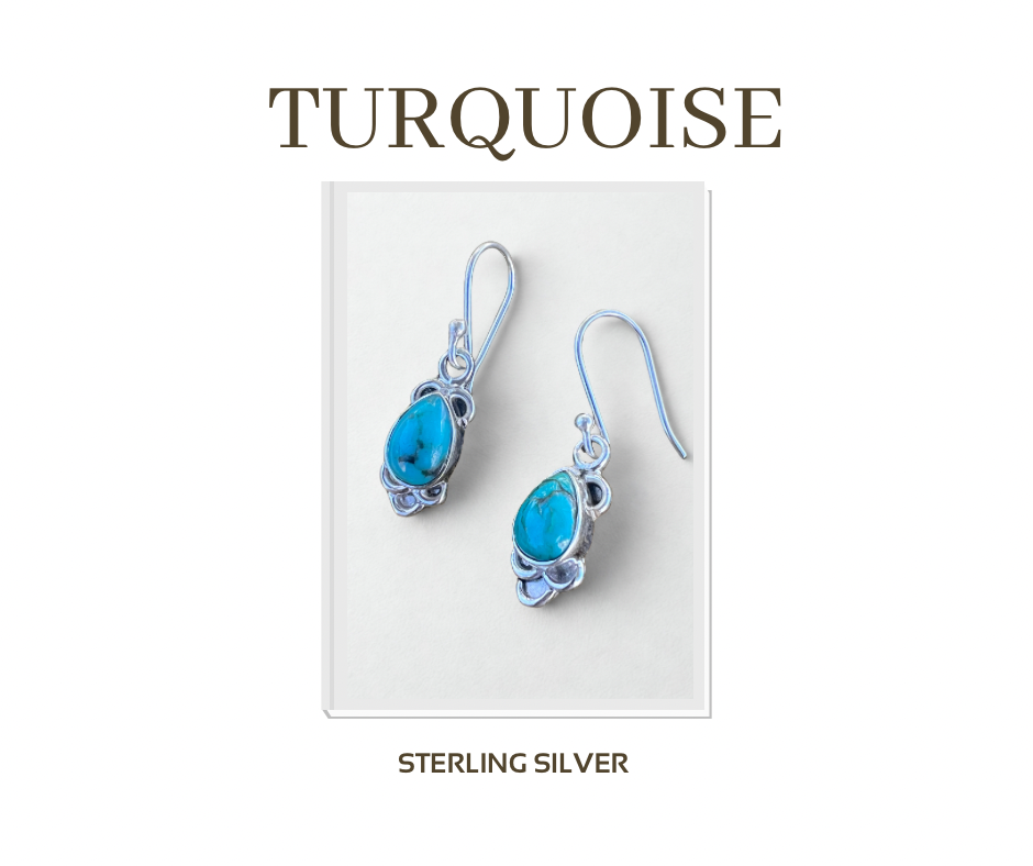 Turquoise Amulet Earrings
