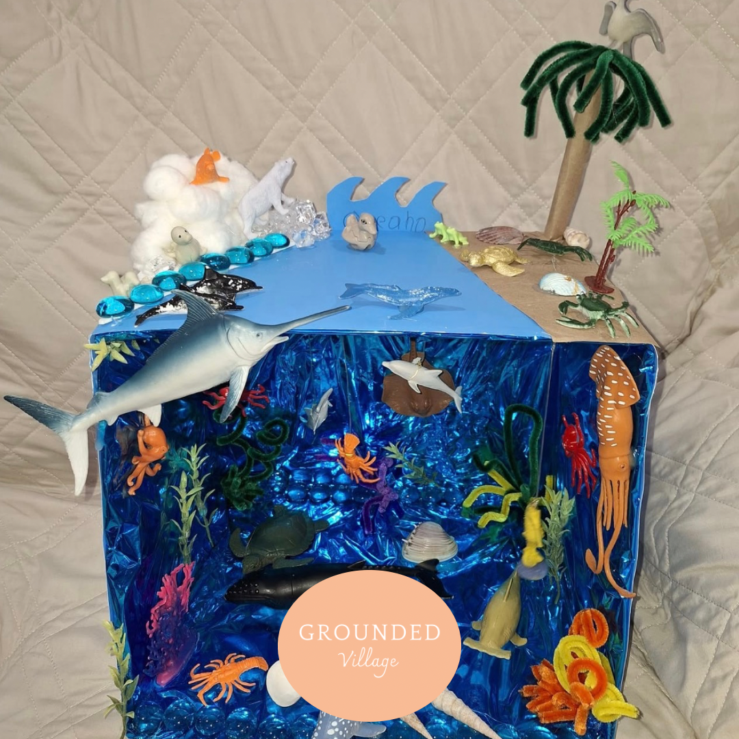Underwater Aquarium Art Box- Tuesday 30th June