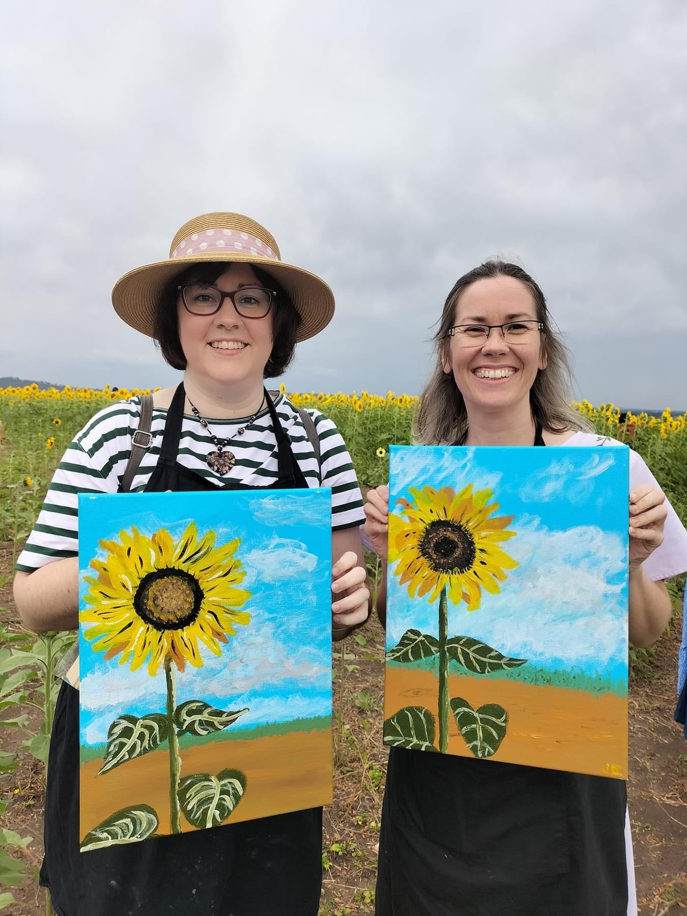 Paint and Sip -' The Flower garden'' with Champagne and high tea- Sun 12th July
