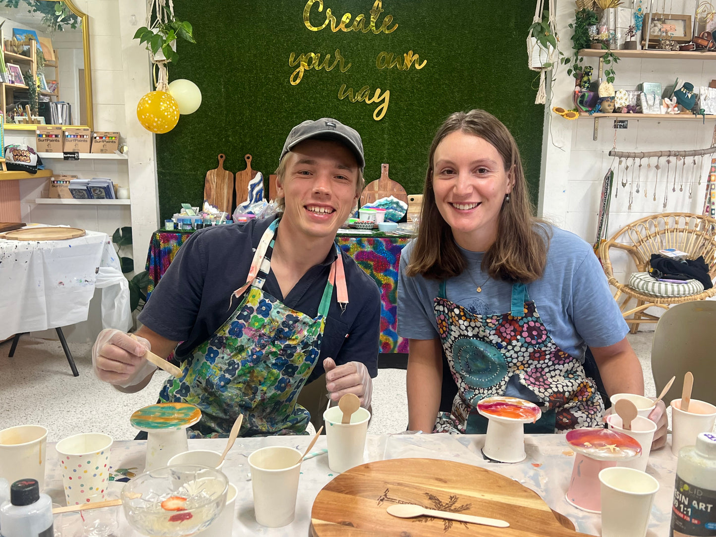 Resin Art and sip- Friday 22nd Aug
