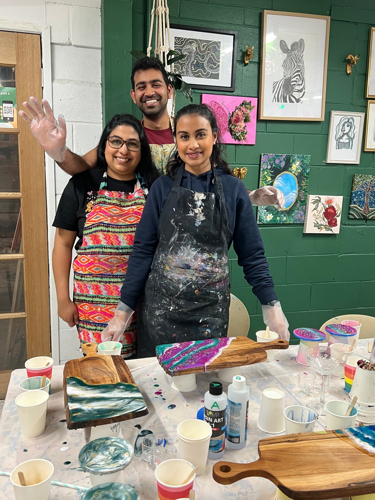 Resin Art and sip- Friday 22nd Aug