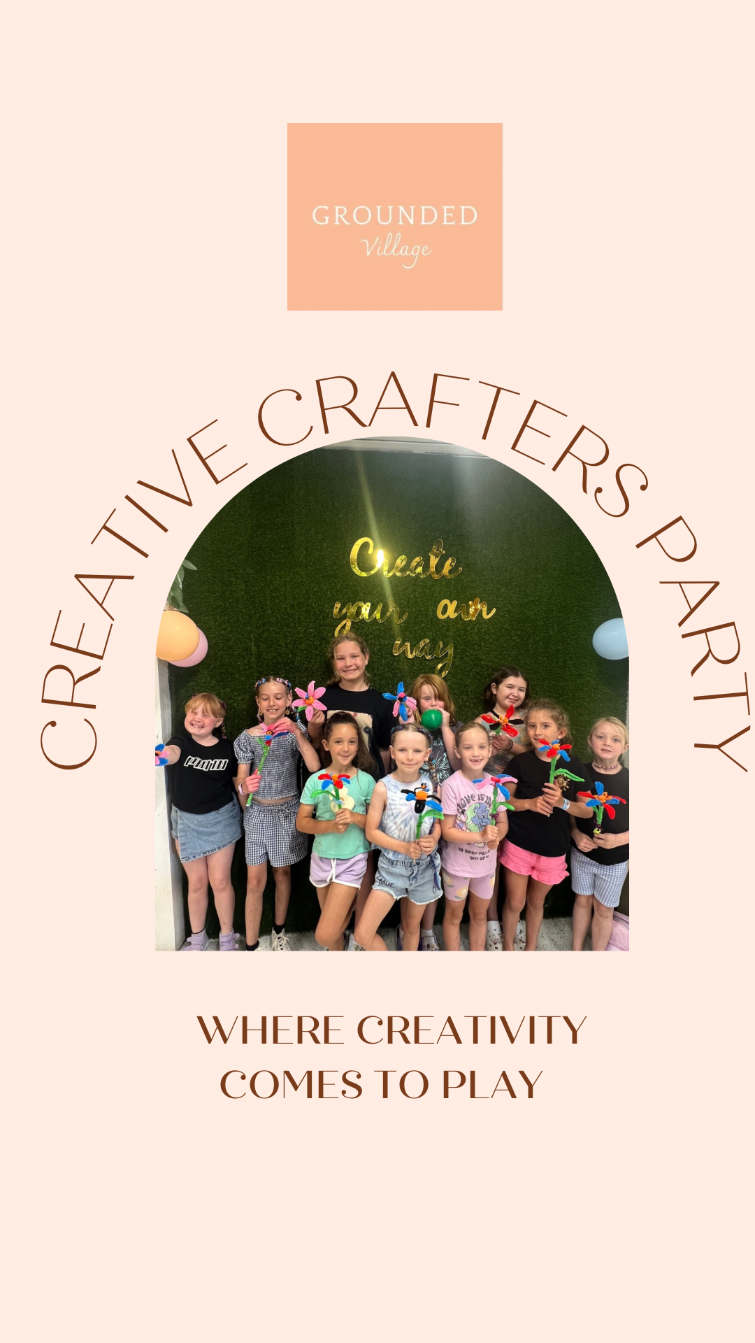 Creative crafters birthday party