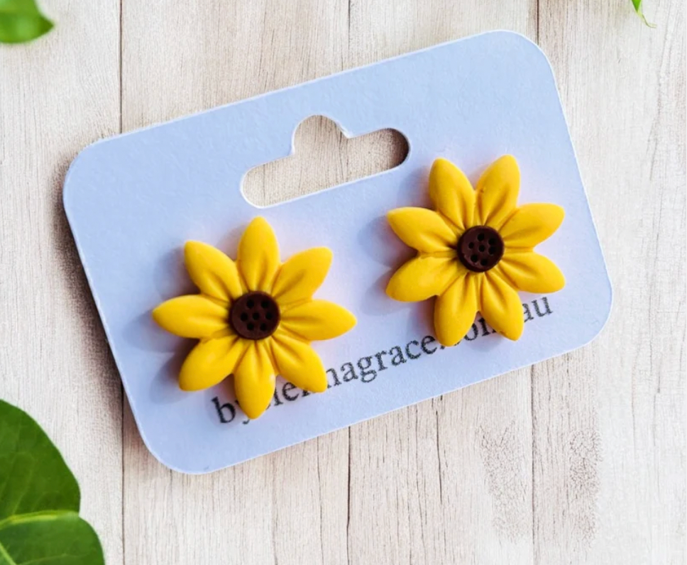 Sunflower Earrings