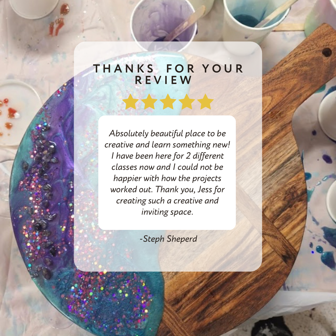 Resin Art and sip- Friday 22nd Aug