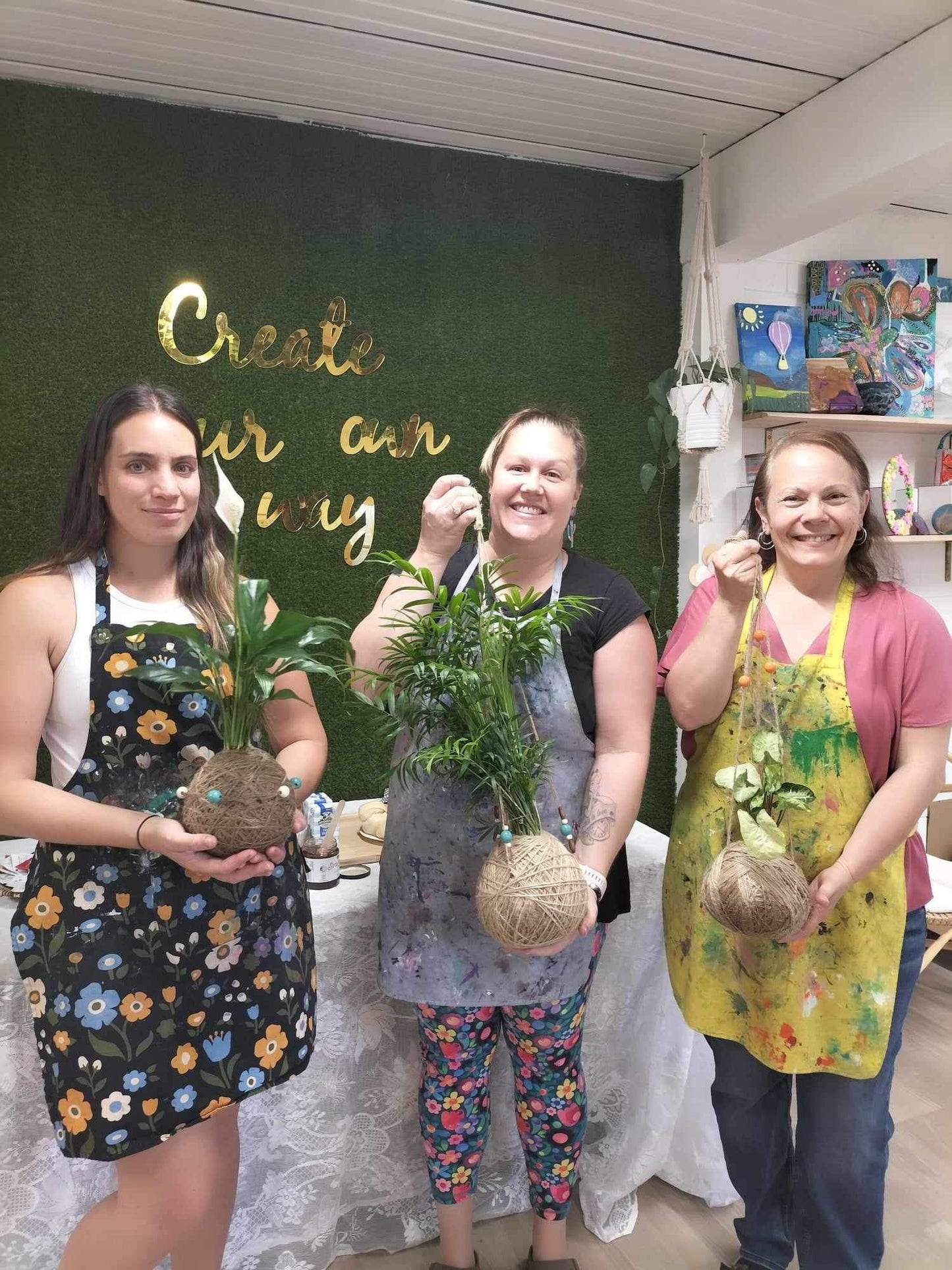 Kokodama plant workshop-