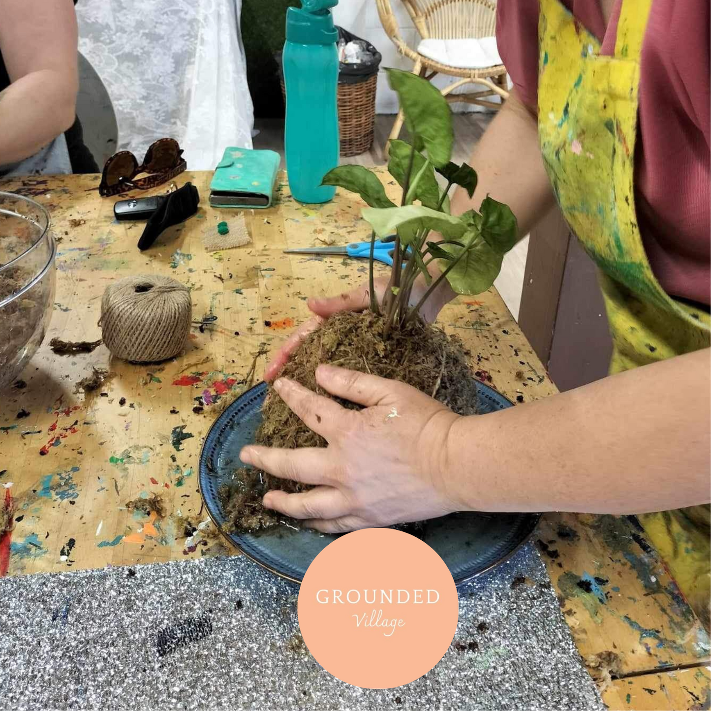 Kokodama plant workshop-