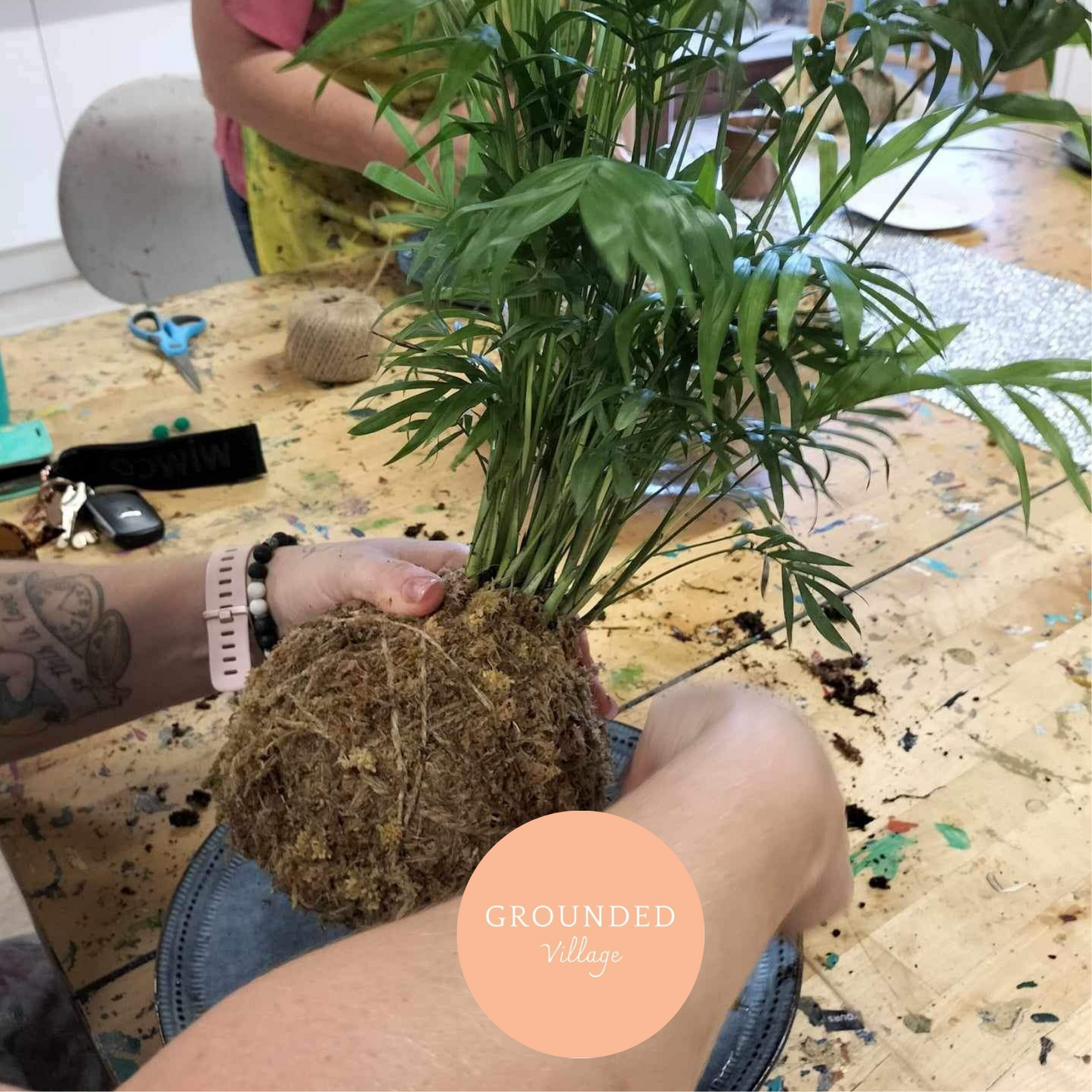 Kokodama plant workshop-