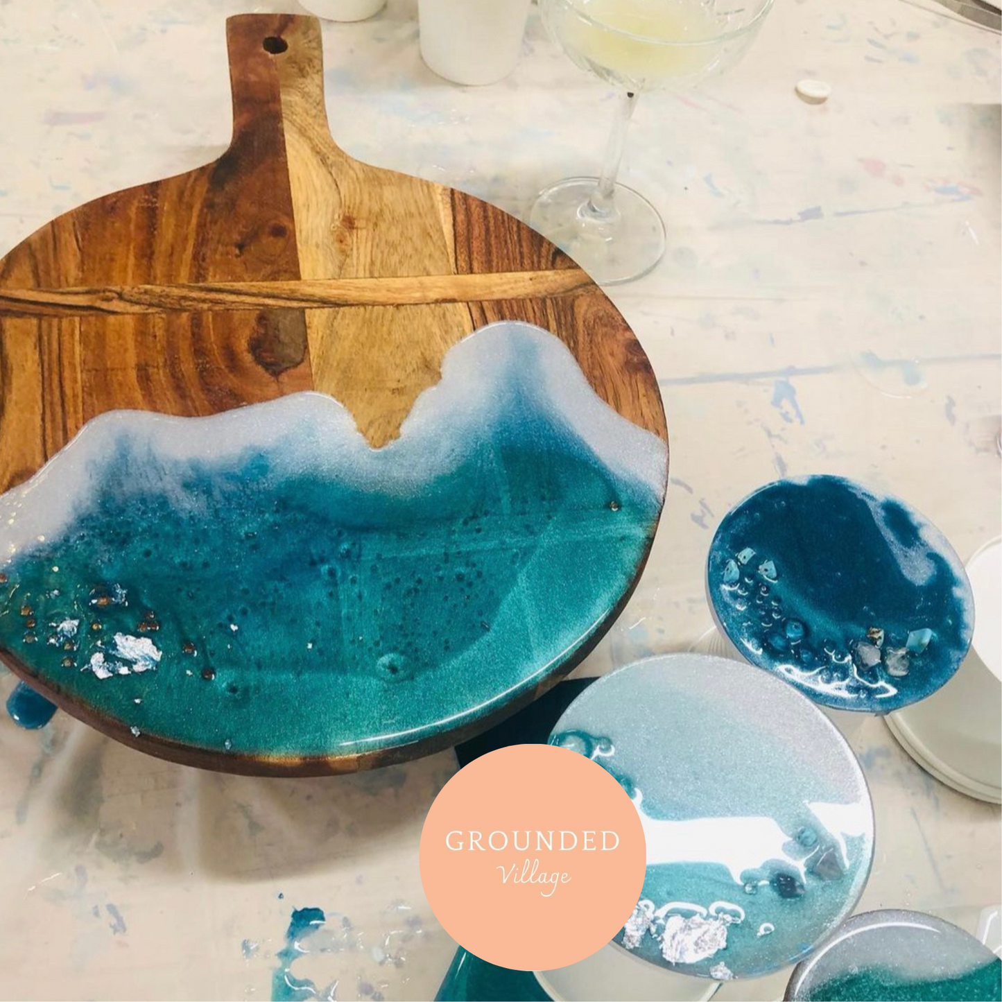 Resin Art and sip - Friday 5th Jan