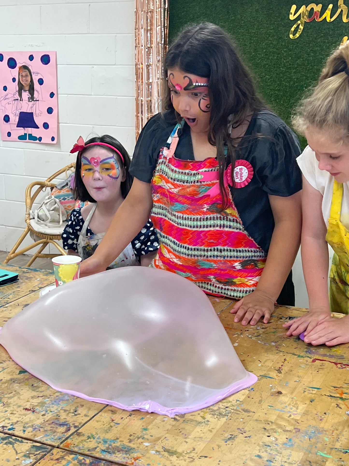 Slime Time birthday Party