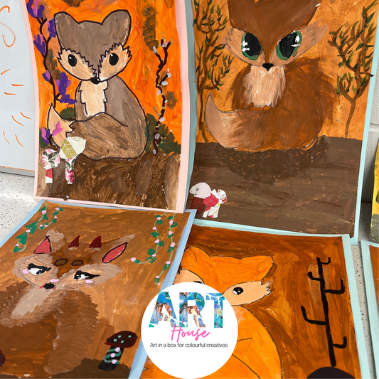 Fancy Fox - Art in a box kit
