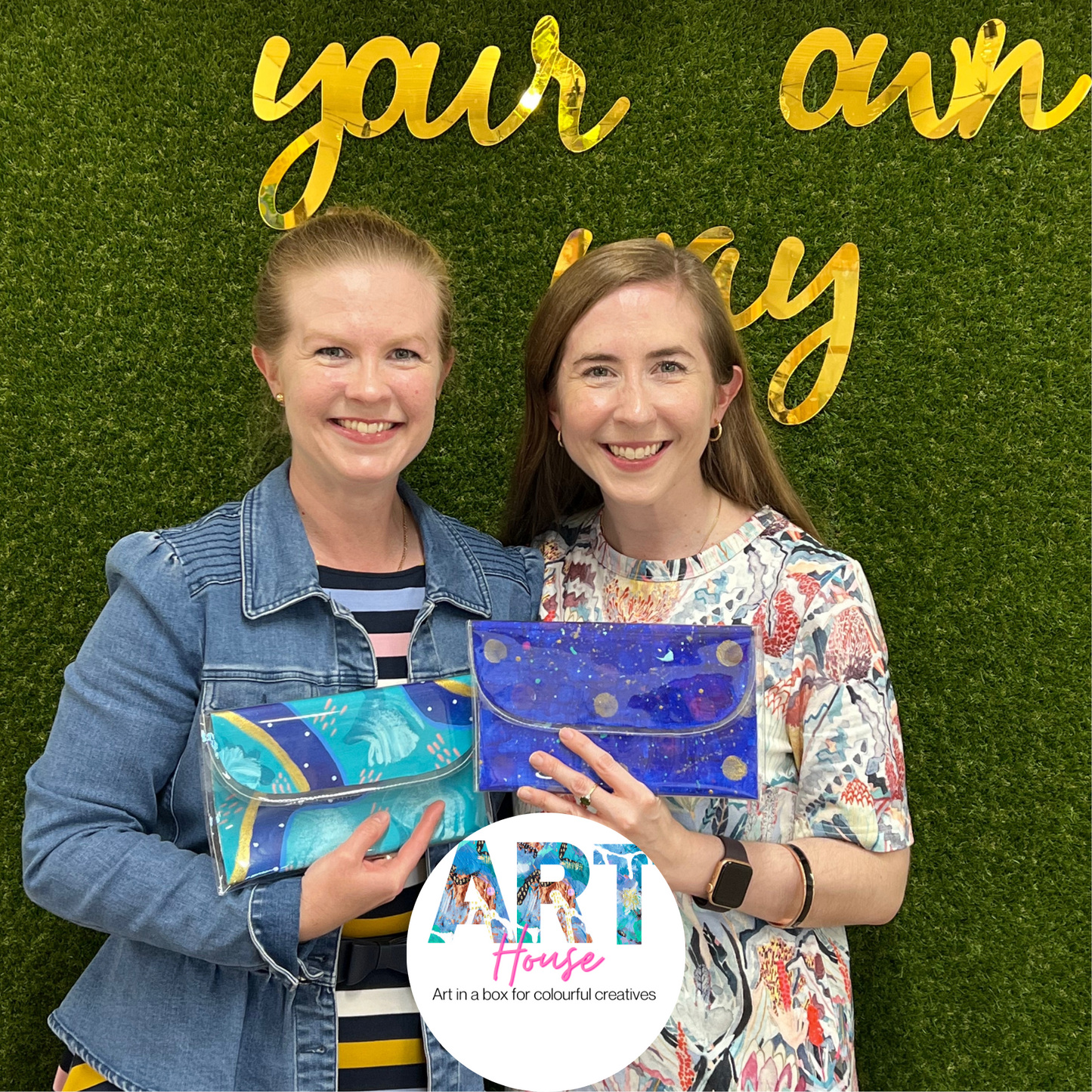 PVC Canvas Clutch Arthouse Box