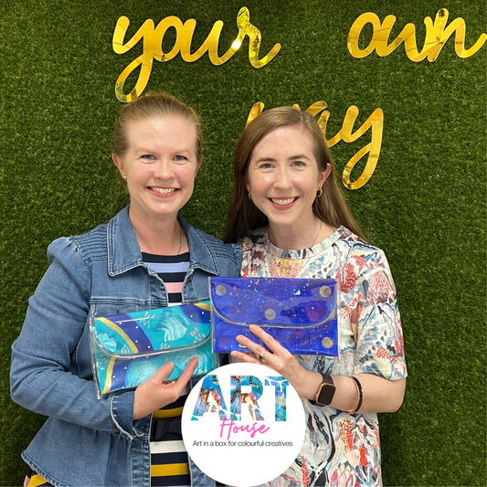 PVC Canvas Clutch Arthouse Box