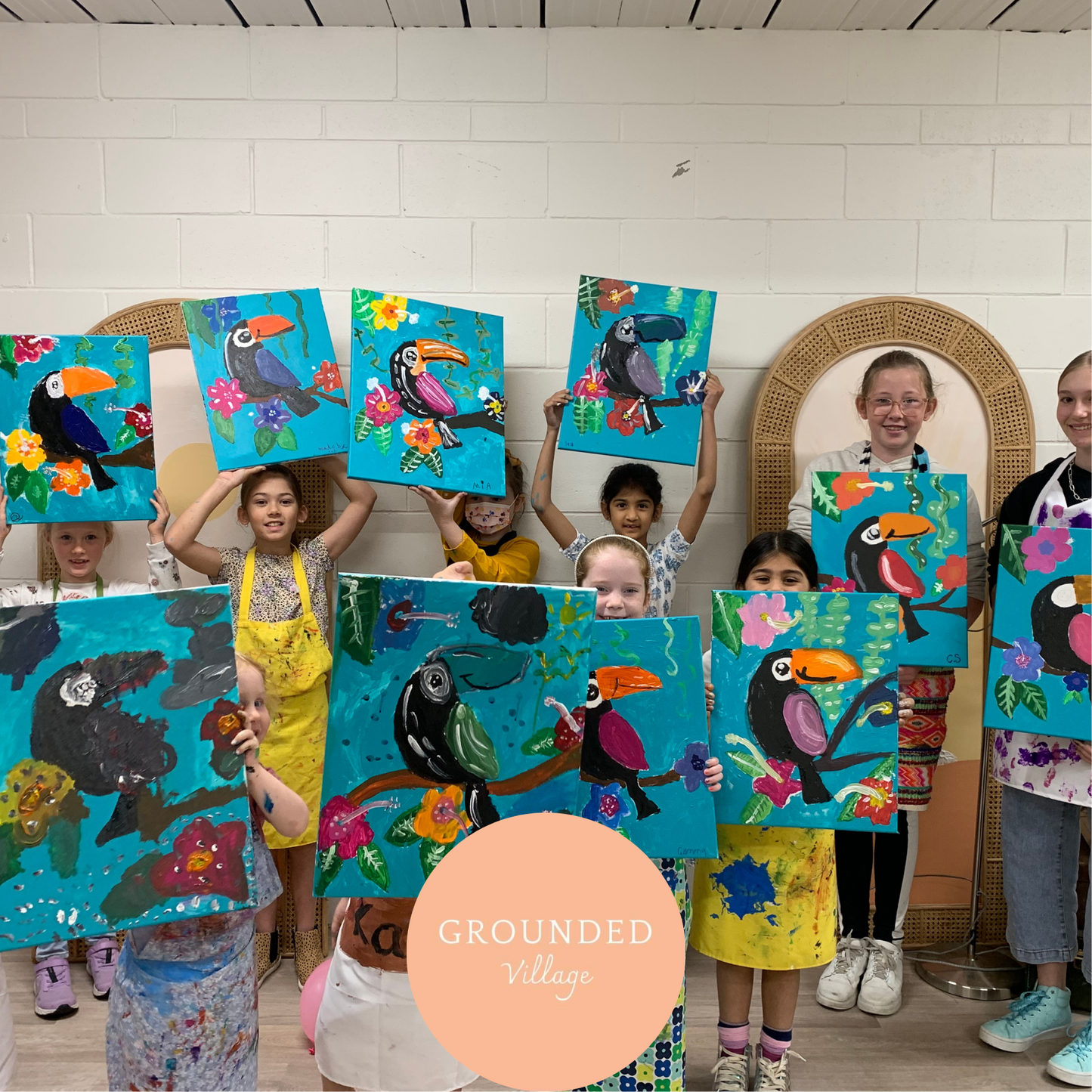 Paint party birthday Package