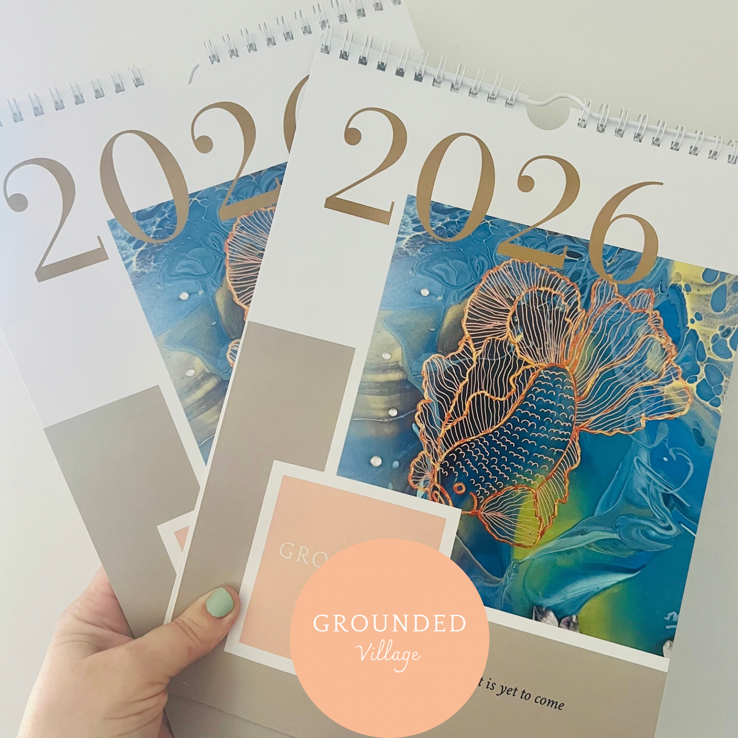 2026 Grounded Village Studio Art Calendar