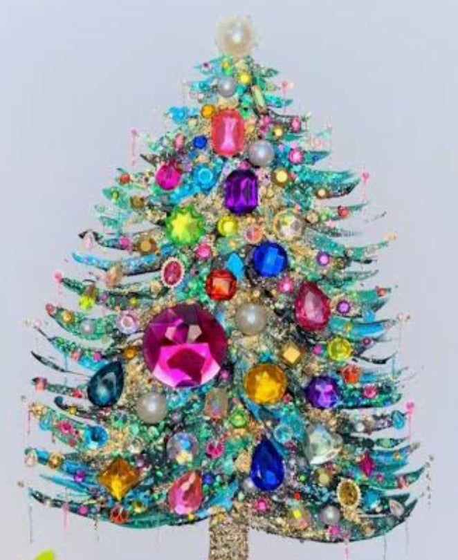 Christmas tree dazzle Art class- Tues 16TH Dec