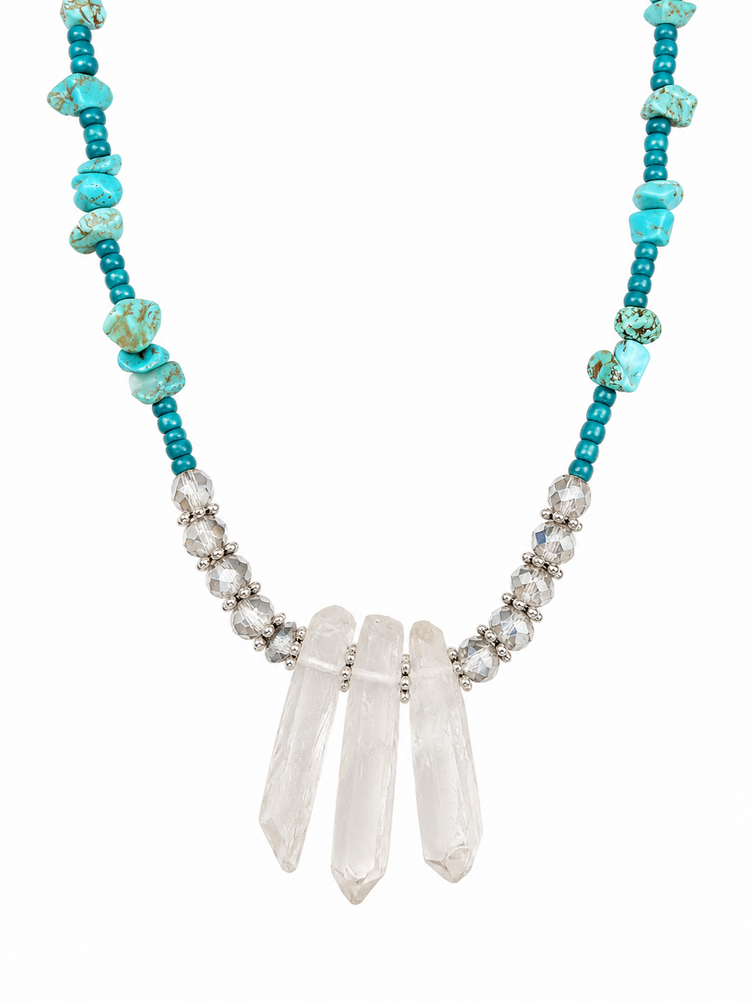 Warrior Trio Gemstone Necklace
