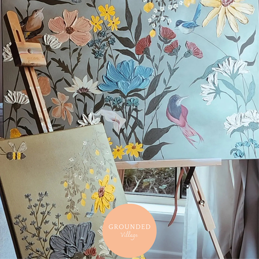 Wildflowers paint and Sip impasto experience.- Sun 9th Nov