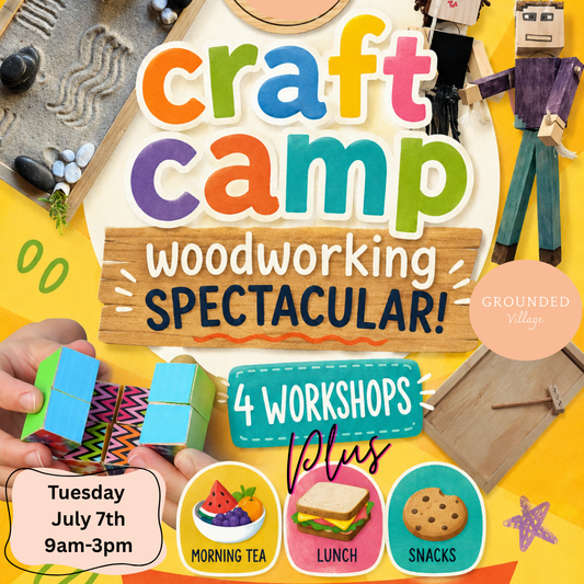 CRAFT CAMP 2- Woodworking Spectacular - Tues 7th July