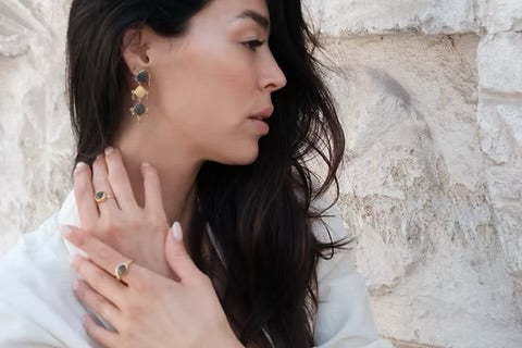 Mystic Relic Earrings - Labradorite
