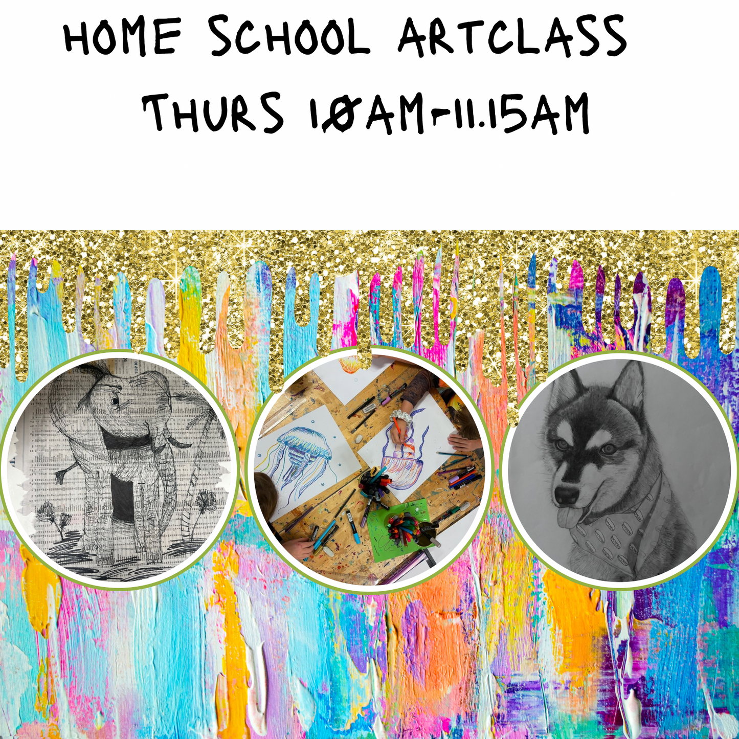 HOMESCHOOL Art class - Thursday- Term 1 - 2025