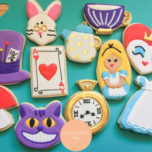 Alice in wonderland cookie  decorating- Thurs 25th Sept