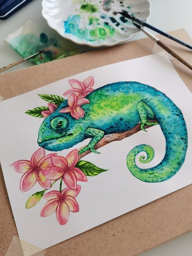 Ocean Animals  Drawing Techniques - Thurs 2nd July