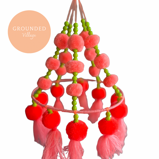Little Lovlies Chandelier - Lime and Orange