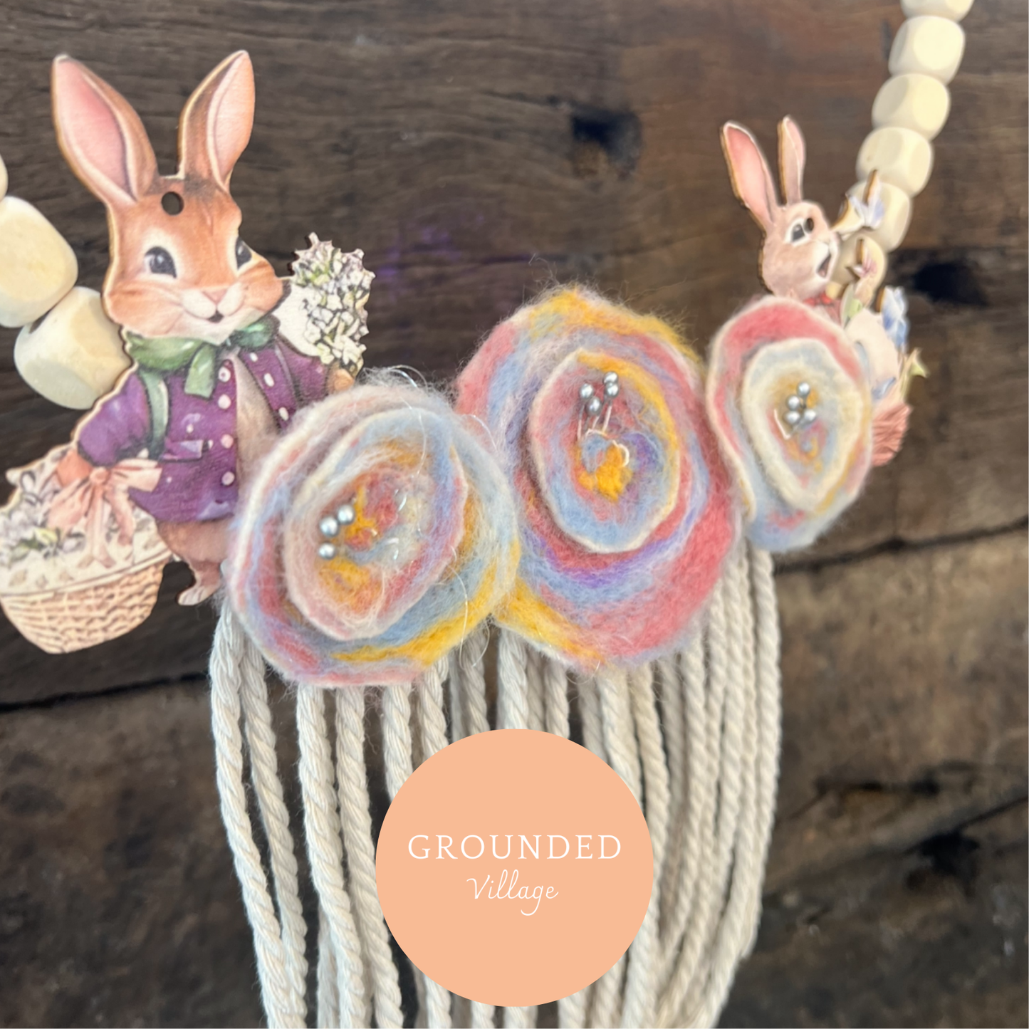 Needle felt Christmas Wreaths