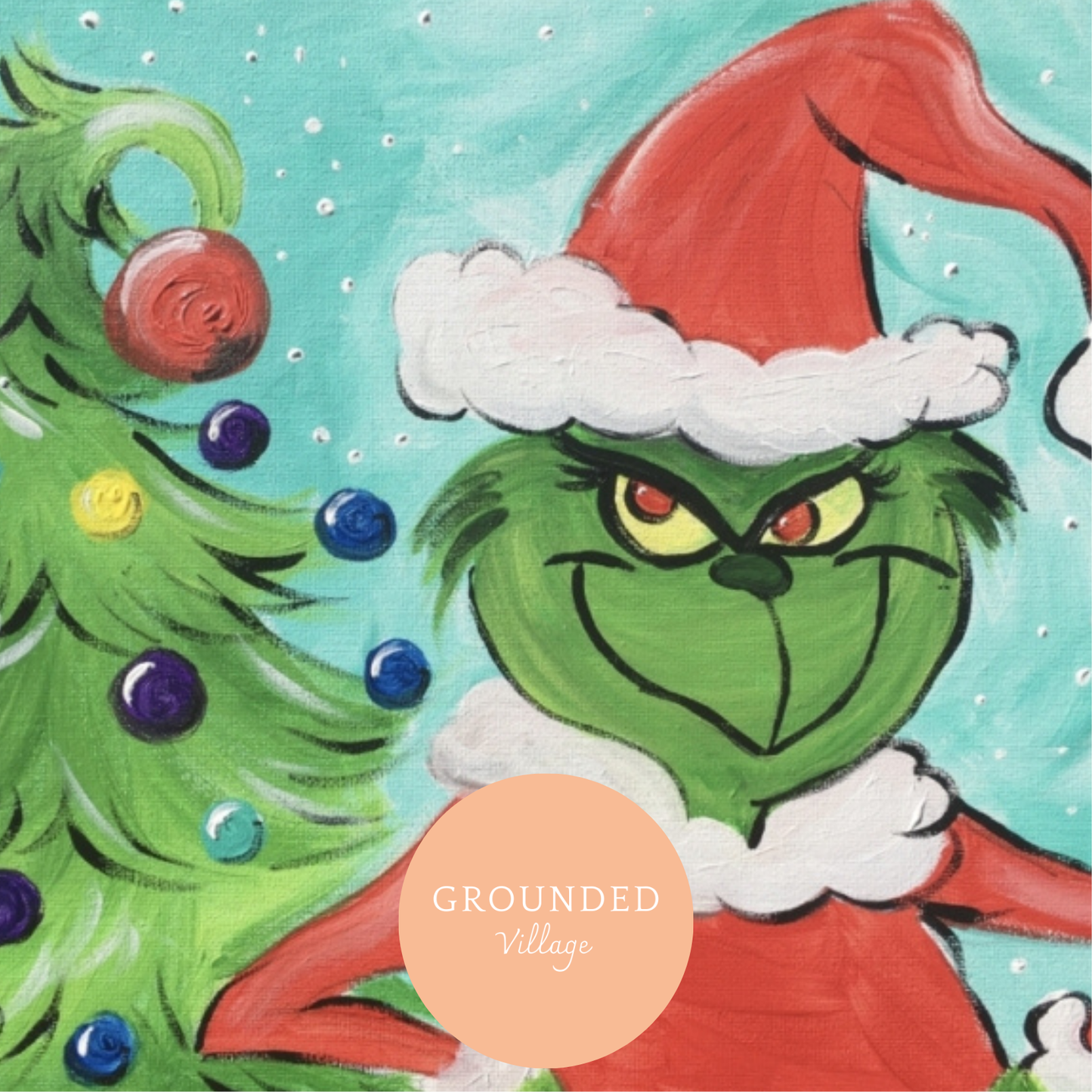 Grinch Christmas Painting Workshop- Tues 23rd Dec