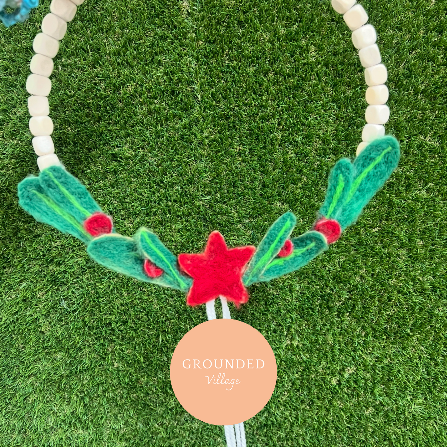 Needle felt Christmas Wreaths