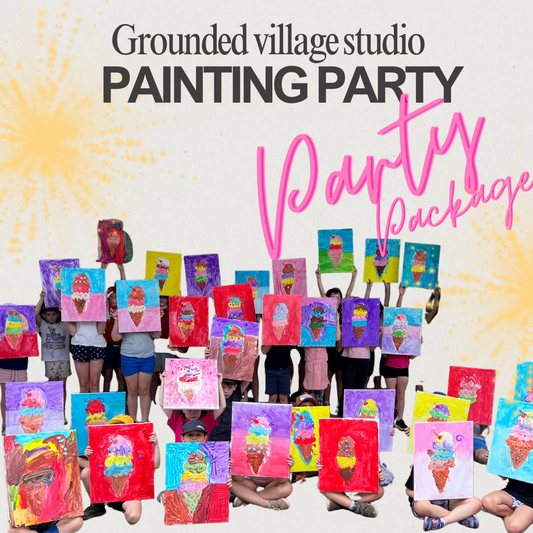 Paint party birthday Package
