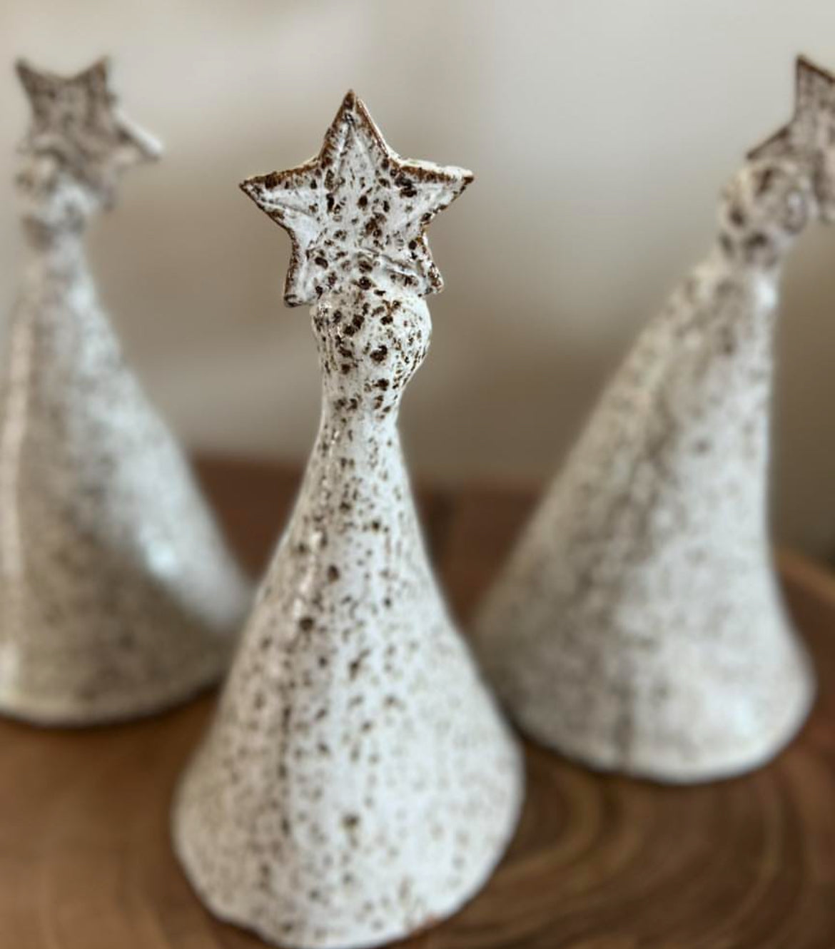 Christmas trio of trees pottery workshop -