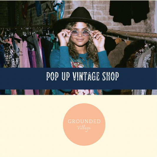 Pop up Vintage shop in Grounded village