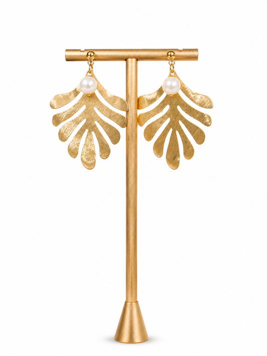 Freshwater palm Earrings
