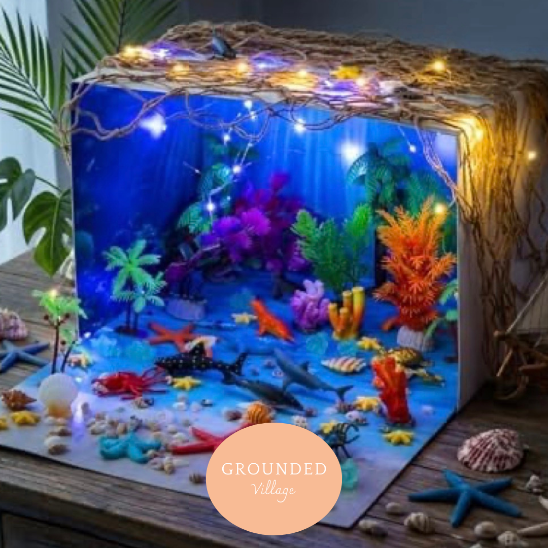 Underwater Aquarium Art Box- Tuesday 30th June
