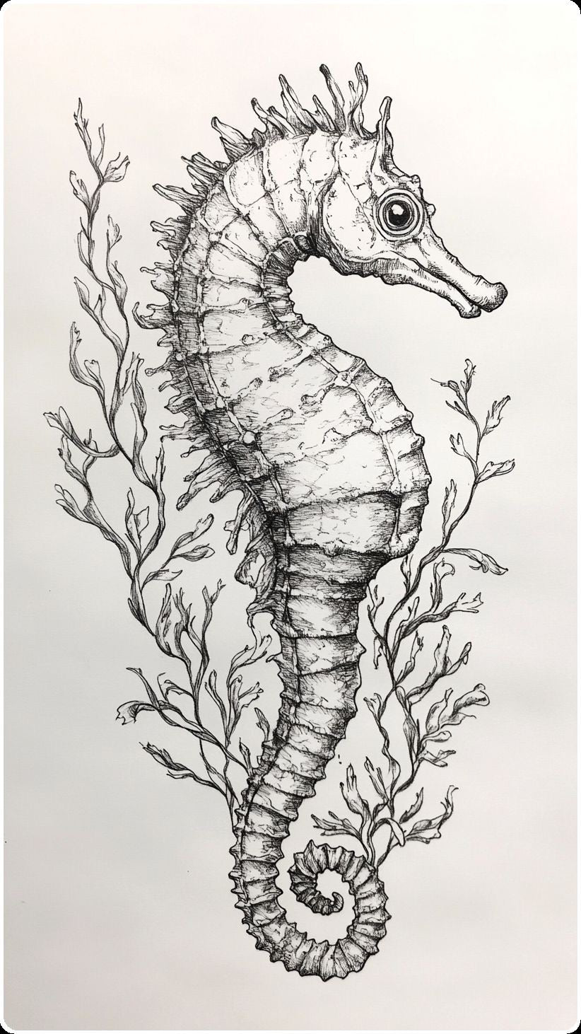 Ocean Animals  Drawing Techniques - Thurs 2nd July