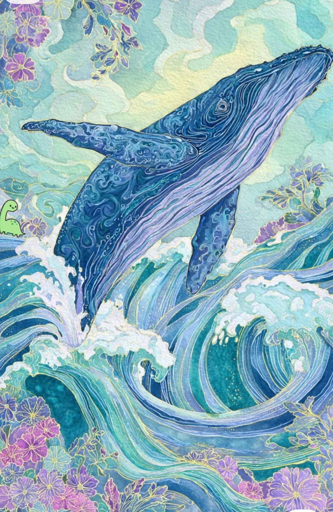 Drawing Techniques - Ocean theme- whale- Thurs 2nd July